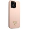 Guess GUHCP13XSLTGP iPhone 13 Pro Max 6,7 różowy/pink hardcase Silicone Triangle